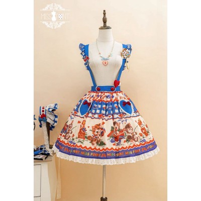 Miss Point Cat Sweetheart Skirt with Detachable Shoulder Straps(Reservation/Full Payment Without Shipping)